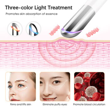 IPL Eye Beauty Device Μασάζ ματιών Αφαίρεση Μαύρων Κύκλων Skin Tighten Vibration Essence εισαγωγή Κόκκινο μπλε μωβ ανοιχτό ζεστό συμπίεση