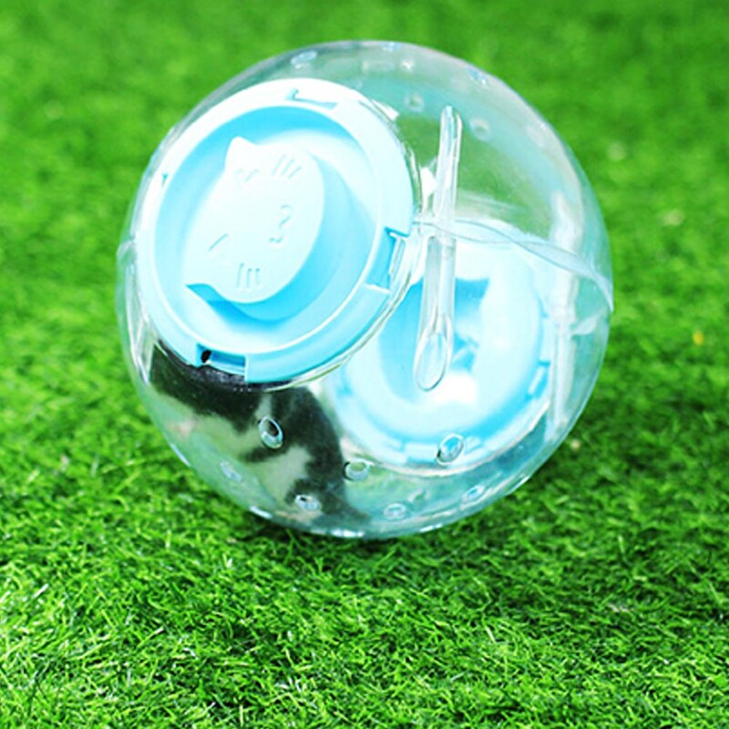 Bėgimo kamuoliukas žiurkėnui, skaidrus mažos naminių gyvūnėlių pelės, bėgiojančios kamuoliukas, šlifuoklis, žiurkė, porėta ventiliacija, gerbilų mankštos žaislas, gyvūno reikmenys