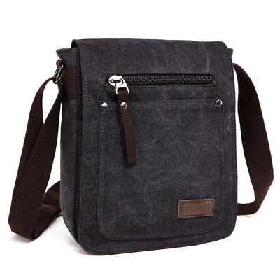 Plátenná taška Vintage Messenger Taška Značková Obchodná Príležitostná Cestovná taška Jedno rameno Unisex Crossbody Taška Muž Bolsa