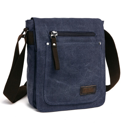 Plátenná taška Vintage Messenger Taška Značková Obchodná Príležitostná Cestovná taška Jedno rameno Unisex Crossbody Taška Muž Bolsa