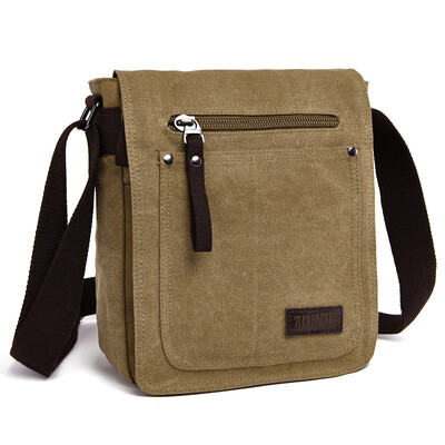 Plátenná taška Vintage Messenger Taška Značková Obchodná Príležitostná Cestovná taška Jedno rameno Unisex Crossbody Taška Muž Bolsa