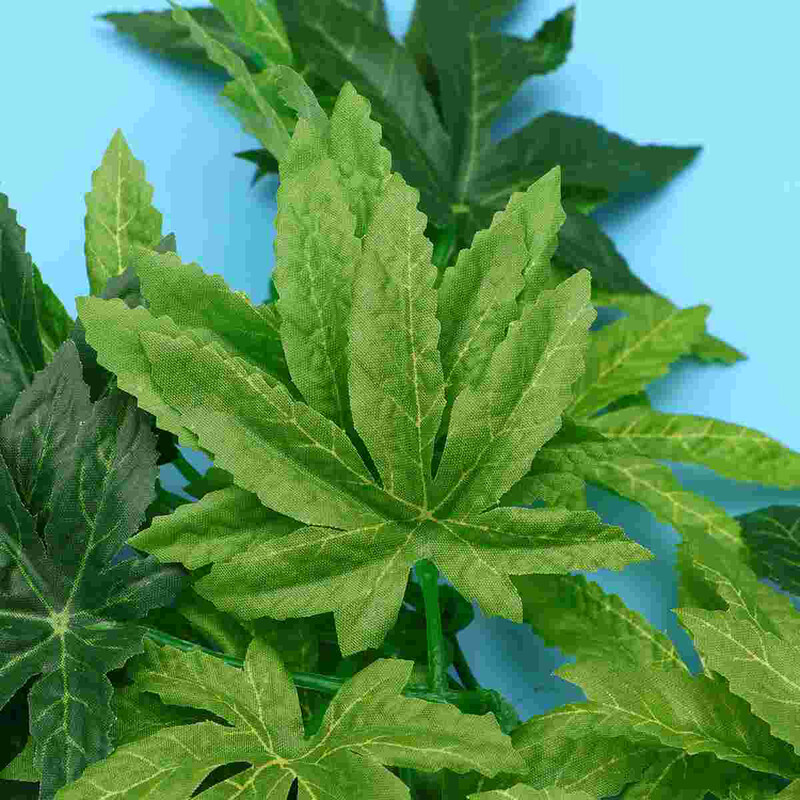 12 collu gekonu dekorācija terārija rotangpalmas rāpuļu augi, viltoti krāsainai videi, simulācija, slēpšanās vietas, dinamisks