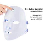 LED hétszínű fotómaszk műszer Fotofiatalító műszermaszk Szépségszalon Speciális feszesítő bőrápoló eszközök