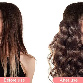 Πτυσσόμενη οθόνη LCD Hair Styling Professional Wave Hair Curling Κεραμικά σίδερα 3 βαρέλια ηλεκτρικό ψαλιδάκι μαλλιών