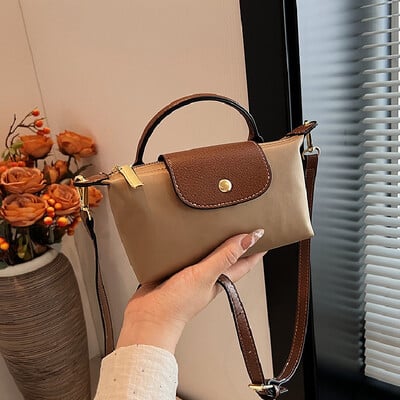 Fashion Μικρή τσάντα ώμου αγορών για γυναίκες Γυναικείες τσάντες νάιλον αφαιρούμενο λουράκι ώμου Τσάντα χιαστί Γυναικεία φοιτητική τσέπη