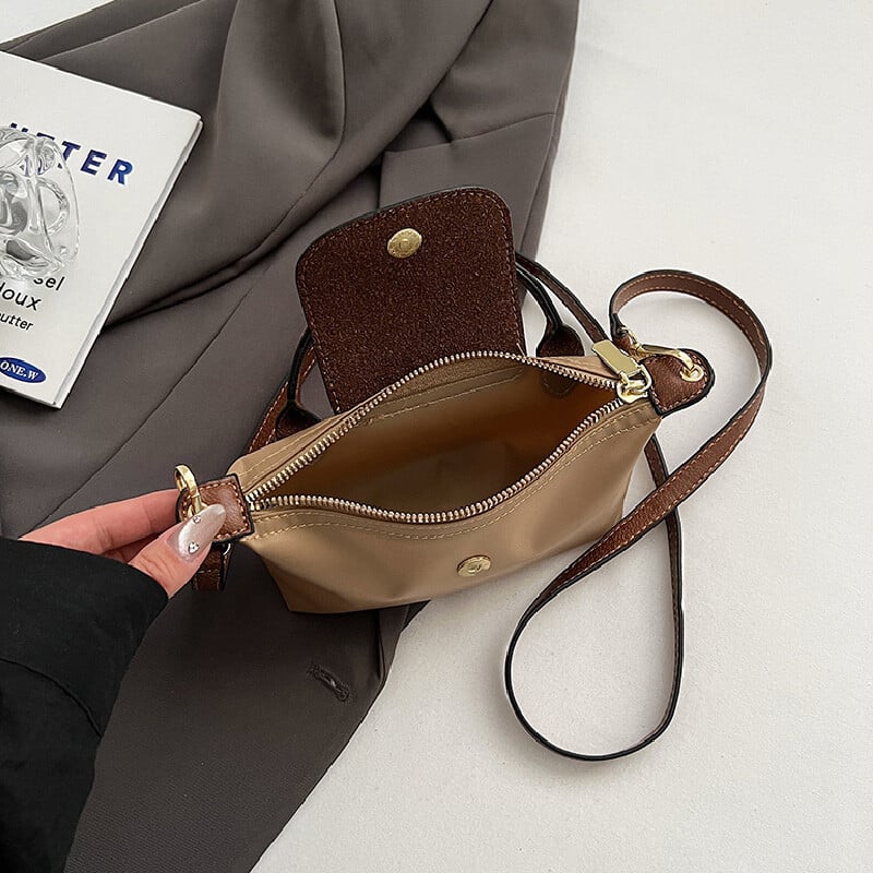 Fashion Μικρή τσάντα ώμου αγορών για γυναίκες Γυναικείες τσάντες νάιλον αφαιρούμενο λουράκι ώμου Τσάντα χιαστί Γυναικεία φοιτητική τσέπη