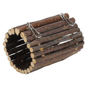 Medinis žiurkėno tunelis žaislas žiurkėnui kramtomieji žaislai kabantis tunelio tiltas maži gyvūnai augintiniai žiurkėno narveliai vamzdeliai žaislai žiurkėnui