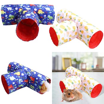 Морско свинче Tunnels Tubes Hideaway Play Toy Tunnel for Hedgehog Hamster Mice /