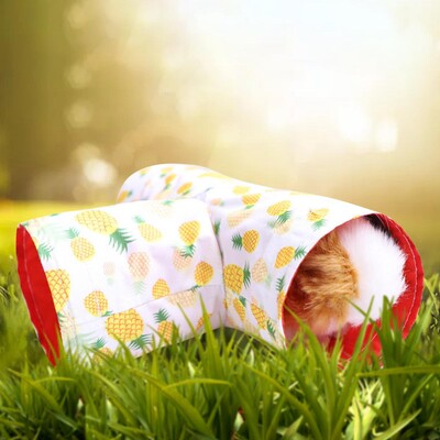 Tengerimalac alagutak csövek rejtett játék játékalagút sündisznóhörcsög egereknek /