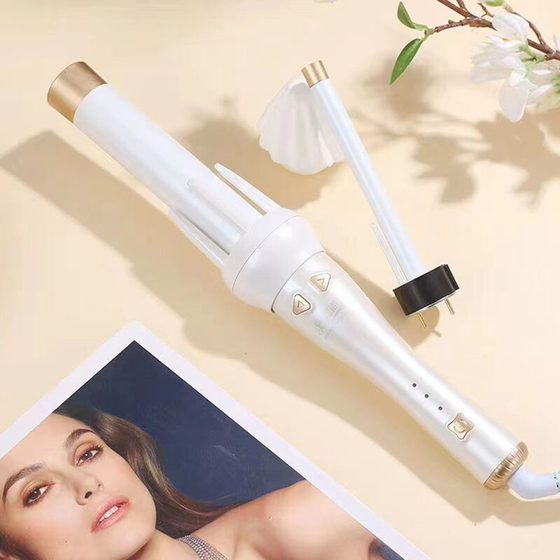 2 viename automatinis besisukantis plaukų suktukas 13 mm/32 mm plaukų lygintuvas keičiamas plaukų suktukų rinkinys plaukų formavimo įrankis