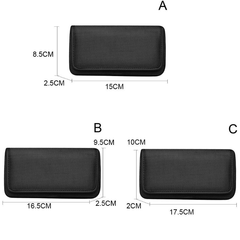 Horizontalus nailoninio diržo mobiliojo telefono dėklo laikiklis, skirtas dėklo rankovei nešti