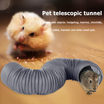 Πτυσσόμενο παιχνίδι Pet Tunnel Εσωτερικό ινδικό χοιρίδιο Ζώο άσκησης Tube Ferret Rabbit Hamster Funny Toy Pets Προϊόντα