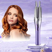 Automatinis plaukų suktukas, belaidis USB įkraunamas garbanojimo lygintuvas, banguotas skystųjų kristalų ekranas Keraminis garbanotas besisukantis garbanojimo bangų stiebas