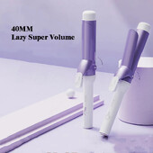 Ondulator electric de 40 mm pentru femei, ondulator profesional din ceramică, cu temperatură reglabilă, instrument de coafare a părului