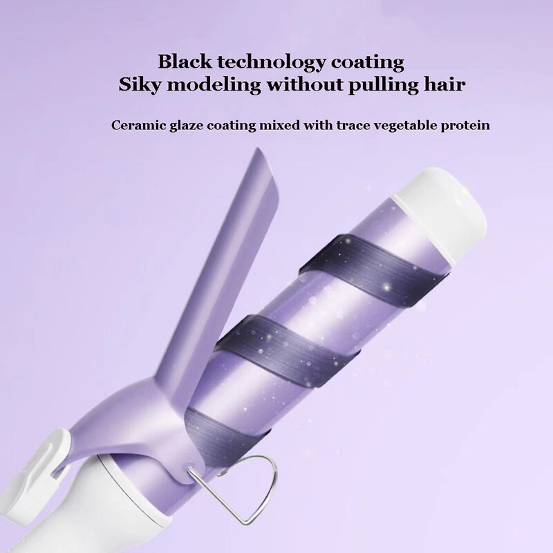 Ondulator electric de 40 mm pentru femei, ondulator profesional din ceramică, cu temperatură reglabilă, instrument de coafare a părului