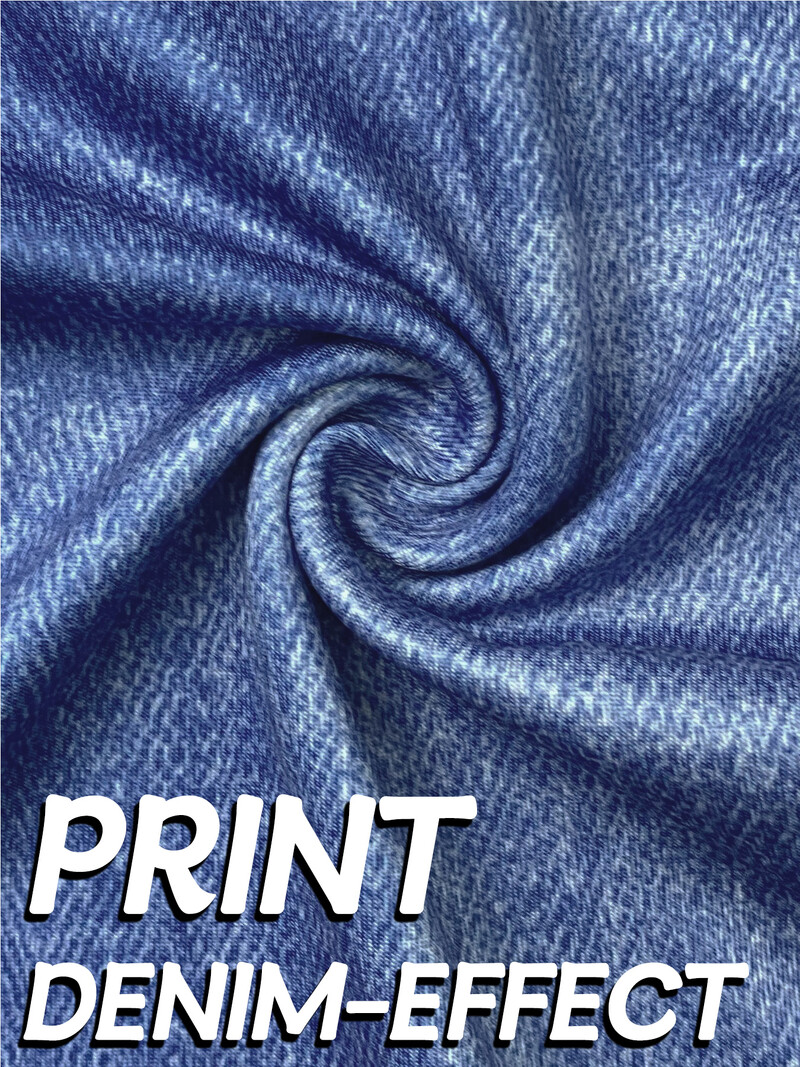 Pantaloni de damă de mărime mare Blugi imitați largi Pantaloni largi imprimați Pantaloni casual cu elastic înalt Îmbrăcăminte vintage pentru femei