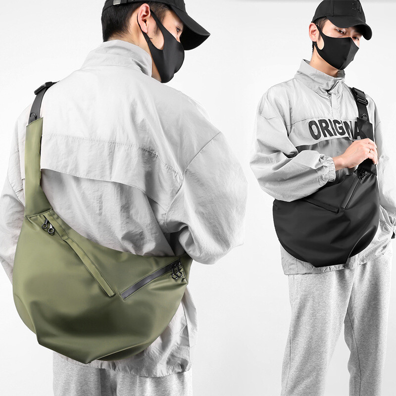 Pánske ležérne crossbody tašky, prenosná vonkajšia taška cez rameno s veľkou kapacitou, pracovná taška s taškami cez rameno, pánska taška cez rameno