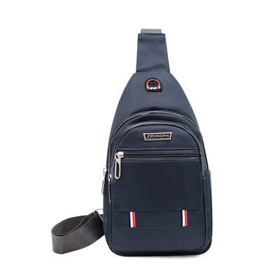 Uniszex vászon szabadidősport kis hátizsák, oxfordi szövet Egy vállú futártáska, mellkasi táska