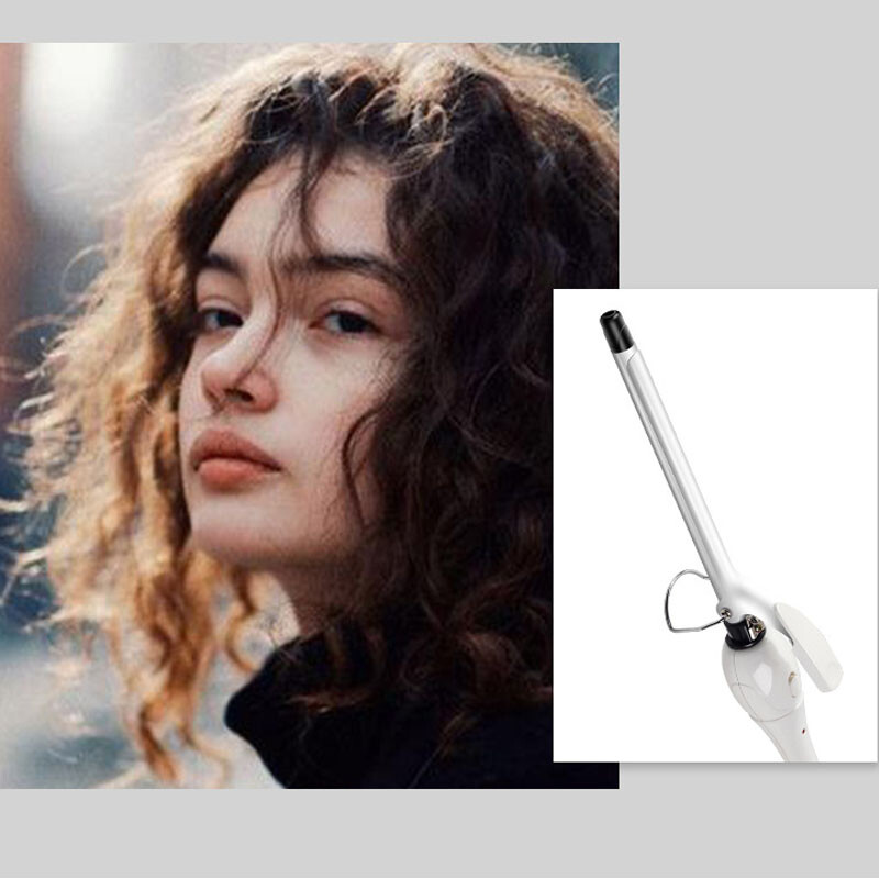 Mini ondulator de păr 9mm Baghetă ondulator Cleste ondulate profesionale Instrument electric de styling pentru salon Fier mic de sertizare