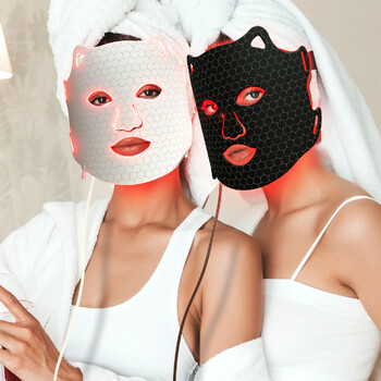 Photon Reuvenation Mask PDT Lamp Υλικό σιλικόνης 7 Χρώματα Led Face Mask Photon Skin Wirless Adjustment Beauty