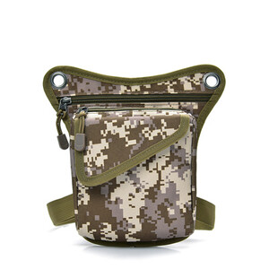 Marka DIDABEAR Muške platnene torbe oko struka Torba za noge za posao Muške kurirske torbe Muška torba preko ramena Mala crna