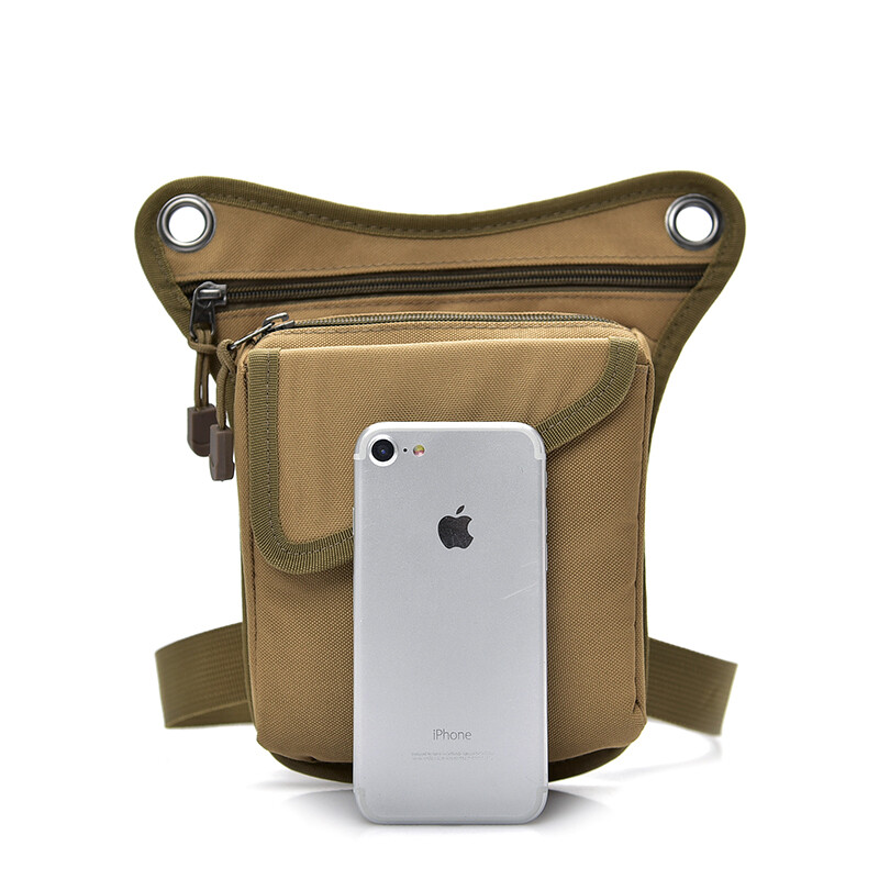 Marka DIDABEAR Muške platnene torbe oko struka Torba za noge za posao Muške kurirske torbe Muška torba preko ramena Mala crna