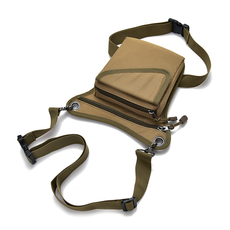 Marka DIDABEAR Muške platnene torbe oko struka Torba za noge za posao Muške kurirske torbe Muška torba preko ramena Mala crna