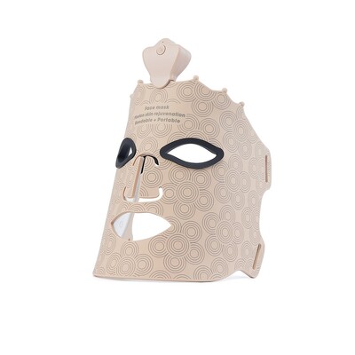 7 spalvų LED veido kaukė Raudonos šviesos terapinė silikoninė anti-senėjimo pažangi fotonų kaukė, skirta odos atjauninimui nuo spuogų porų