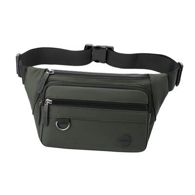 Torba oko struka Torba oko struka za muškarce s džepovima na patentni zatvarač Lagana ležerna torbica Torba za rame za putovanje na posao Biciklizam Kupovina