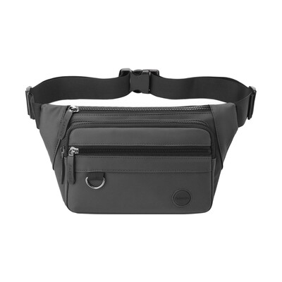 Torba oko struka Torba oko struka za muškarce s džepovima na patentni zatvarač Lagana ležerna torbica Torba za rame za putovanje na posao Biciklizam Kupovina