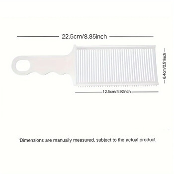 Избледняващ гребен Професионална бръснарска машинка за подстригване Гребен за подстригване с плосък връх за мъже Топлоустойчива четка за избледняване Инструмент за оформяне на салон