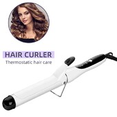 Elektromos professzionális kerámia nagyhullámú hajcsavaró 25 mm-es hajsütővas görgős pálca Waver ionos hajhullámos divatformázó eszközök