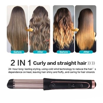 Инструмент за грижа и стилизиране на косата Fast Hair Curler Straightear Ceramic Hair Waver Маша за домашна употреба