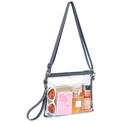 Priehľadná dámska crossbody kabelka, luxusná módna PVC priehľadná taška cez rameno, vysoko kvalitná malá nepremokavá kabelka, ženská kabelka