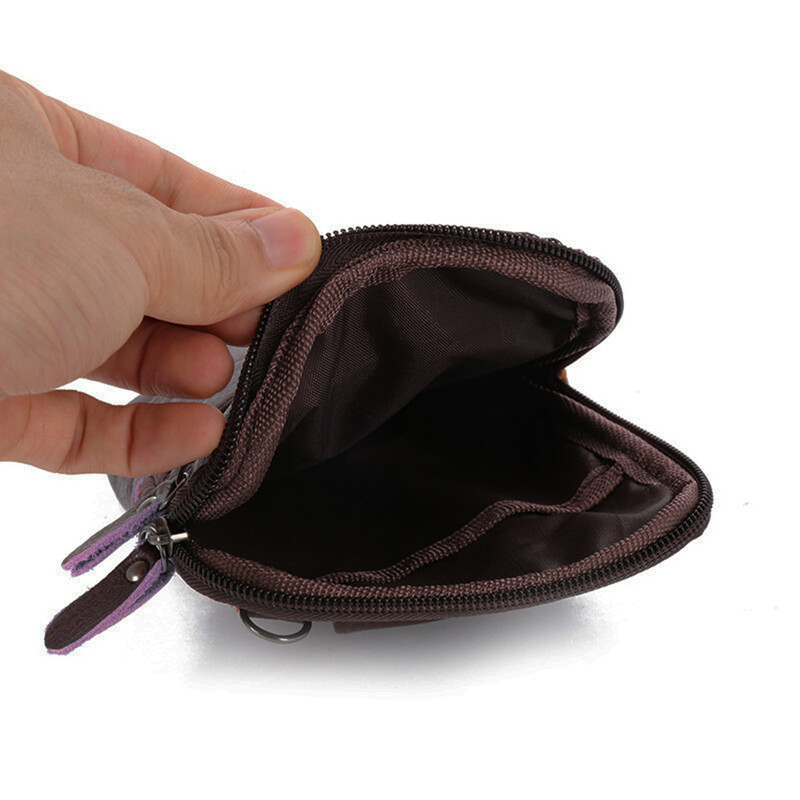 Klasična tekstura od prave kože, muška torba preko ramena, kreativni dizajn, šik, poslovna ležerna torbica za telefon