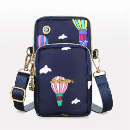 Νέες τσάντες χιαστί για κινητό τηλέφωνο Balloon για γυναίκες Μόδα Γυναικεία Τσάντα ώμου Θήκη κινητού τηλεφώνου με βύσμα ακουστικών Πορτοφόλι 3 επιπέδων