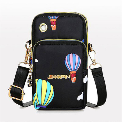 Νέες τσάντες χιαστί για κινητό τηλέφωνο Balloon για γυναίκες Μόδα Γυναικεία Τσάντα ώμου Θήκη κινητού τηλεφώνου με βύσμα ακουστικών Πορτοφόλι 3 επιπέδων