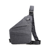 Multifunkčné náprsné tašky, proti krádeži, jednotlivé crossbody tašky pre mužov, vodotesná pánska taška cez telo, ľadvinka
