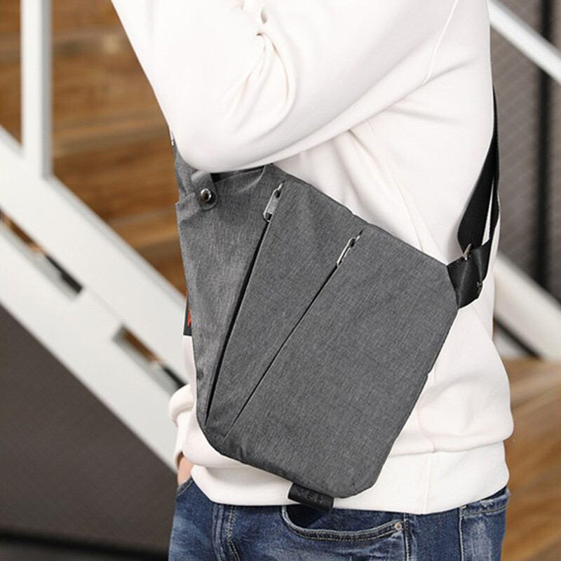 Multifunkčné náprsné tašky, proti krádeži, jednotlivé crossbody tašky pre mužov, vodotesná pánska taška cez telo, ľadvinka