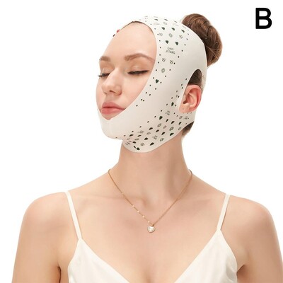 Veido kaukė Silikoninė V Lifting V Line Shape Face Lift Kaukė Diržas UP Plonas Bandage Kaklas Liekninamas Veidas Smakras Liekninamas Skruostas R6I0
