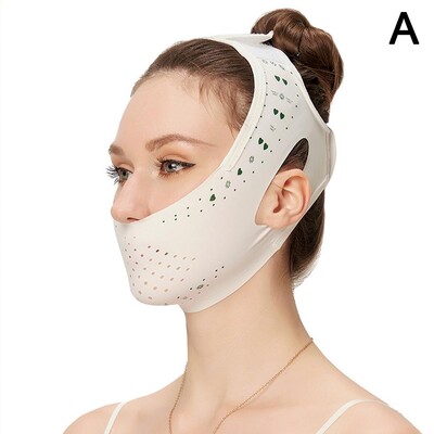 Veido kaukė Silikoninė V Lifting V Line Shape Face Lift Kaukė Diržas UP Plonas Bandage Kaklas Liekninamas Veidas Smakras Liekninamas Skruostas R6I0