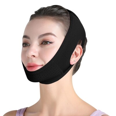 Гореща регулируема лента за отслабване на лицето Jaw Strap Jawline Shaper Chin Strap Face Slimming V Line Lifting Mask for Sleeping Skin Care