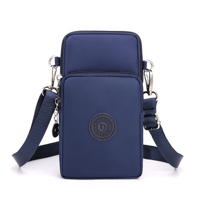 Nová dámska taška na mobilný telefón, nylonová taška na mobilný telefón, peňaženka na mince, popruh, taška cez rameno, malá crossbody taška pre ženy, peňaženka, cestovná kabelka