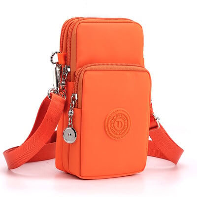 Nová dámska taška na mobilný telefón, nylonová taška na mobilný telefón, peňaženka na mince, popruh, taška cez rameno, malá crossbody taška pre ženy, peňaženka, cestovná kabelka