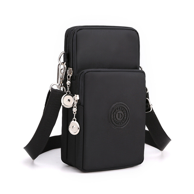 Nová dámska taška na mobilný telefón, nylonová taška na mobilný telefón, peňaženka na mince, popruh, taška cez rameno, malá crossbody taška pre ženy, peňaženka, cestovná kabelka