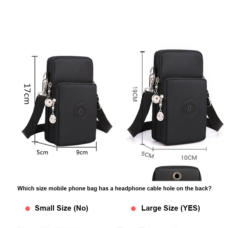 Nová dámska taška na mobilný telefón, nylonová taška na mobilný telefón, peňaženka na mince, popruh, taška cez rameno, malá crossbody taška pre ženy, peňaženka, cestovná kabelka