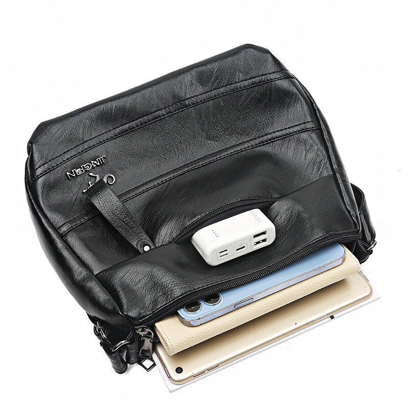 Elegantná kožená kabelka na jedno rameno, nákupná taška z roku 2024, nová dámska módna kabelka z ovčej kože, krásna dámska crossbody kabelka