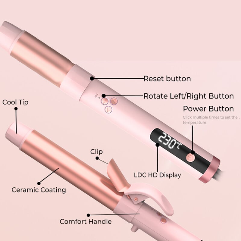 Automitc uvijač za kosu za žene Profesionalni keramički uvijač za kosu Wave Waver Styling Tools