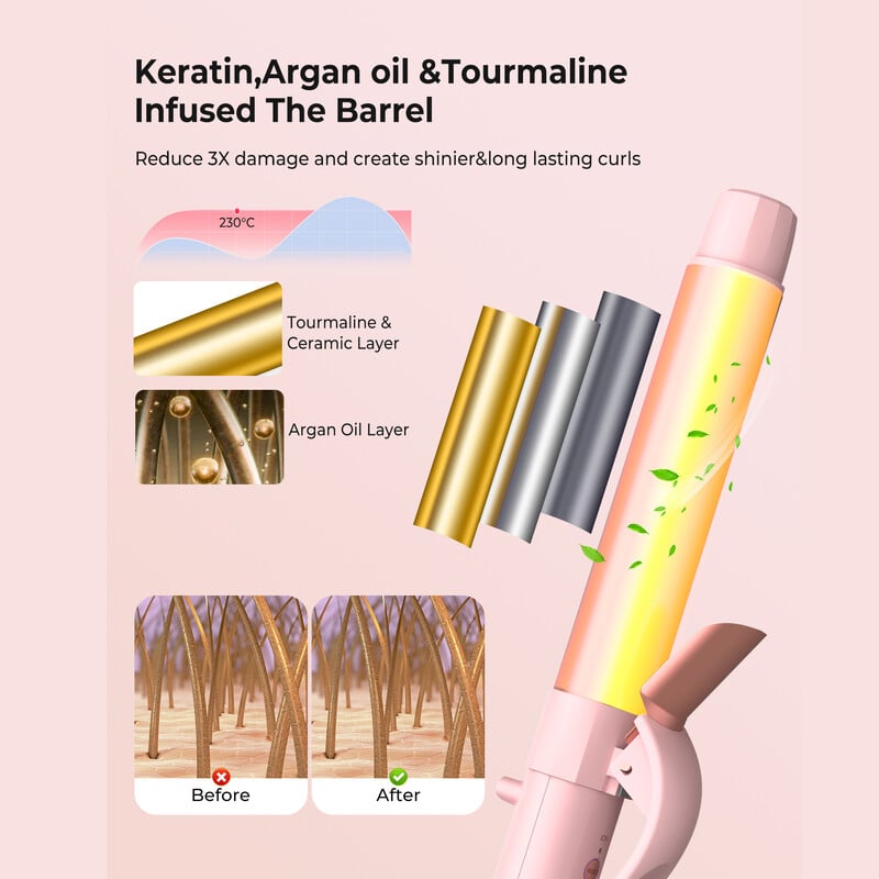 Automitc uvijač za kosu za žene Profesionalni keramički uvijač za kosu Wave Waver Styling Tools