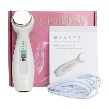 1Mhz Ultrasonic Facial Body Cleaner Machine Massager Handheld Galvanic Spa Skin Tightening Body Slimming Right Removal Massage